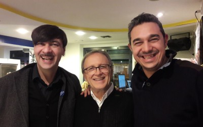 Con Fabio Massimo Macchini e Peppe de Pia