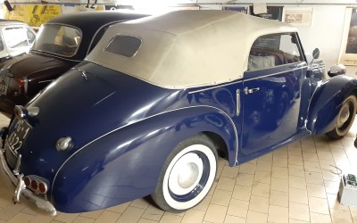 Fiat 1100 monviso cabriolet 1947 Bluette - Cappotta beige